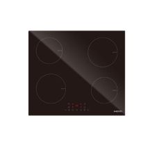 Płyta indukcyjna MPM MPM-60-IM-13/N 60 cm | 4 pola | Booster | 9 poziomów mocy | czarny | ultra płaska