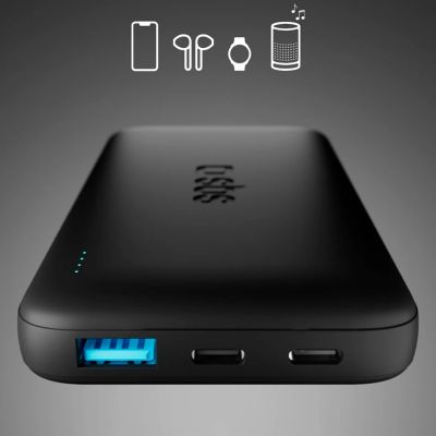 6. Powerbank SBS Infinity 10000mAh 10W LiFePo₄ USB-A USB-C - czarny