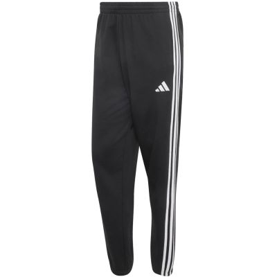 2. Spodnie męskie adidas Essentials 3-Stripes Fleece Tapered Cuffed czarne KY6526