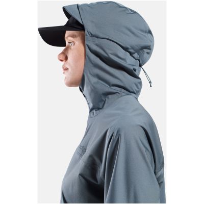 4. Kurtka wodoodporna damska Odlo X-ALP WATERPROOF Jacket szara