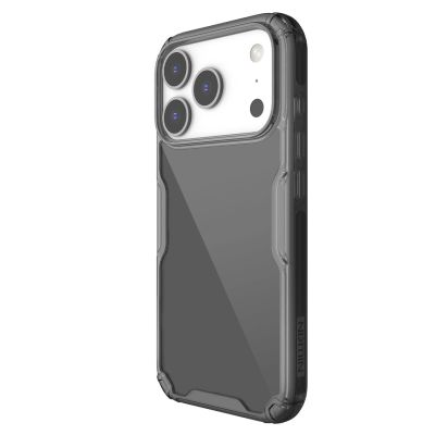 3. Etui Nillkin Nature TPU Pro na iPhone 17 Pro - półprzezroczysto-czarne
