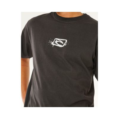 3. Koszulka męska RIP CURL Medina Inner Vision Spray Tee czarna