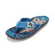 6. Gumbies japonki unisex ISLANDER FLIP-FLOP BLUE PALMETTO