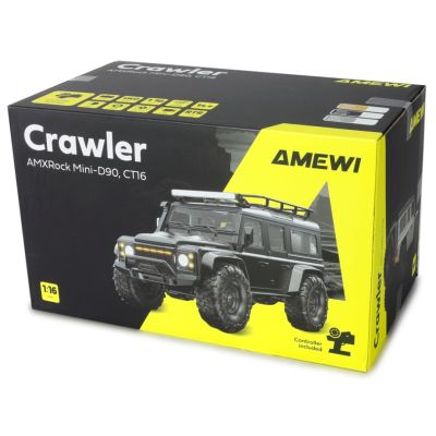 11. Amewi RC Crawler Mini-D90 AMXRock 4WD 1:16 RTR szary