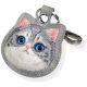 3. Etui Nimmy New Big Eyed Pet 2.0 Cat na lokalizator - szare