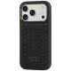 3. Etui Audi Leather Case MagSafe na iPhone 18 Pro / 17 Pro - czarne