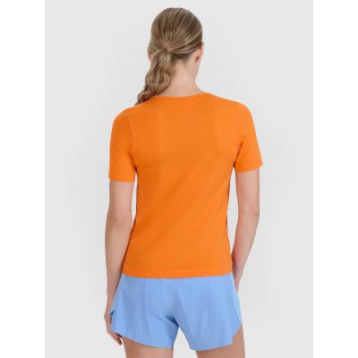 3. Koszulka do biegania w terenie regular damska 4F 4FWSS25TFTSF1266-70S