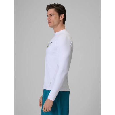 5. Longsleeve do pływania i sportów wodnych z filtrem UPF50+ męski 4F 4FRSS26TFWLM004-10S