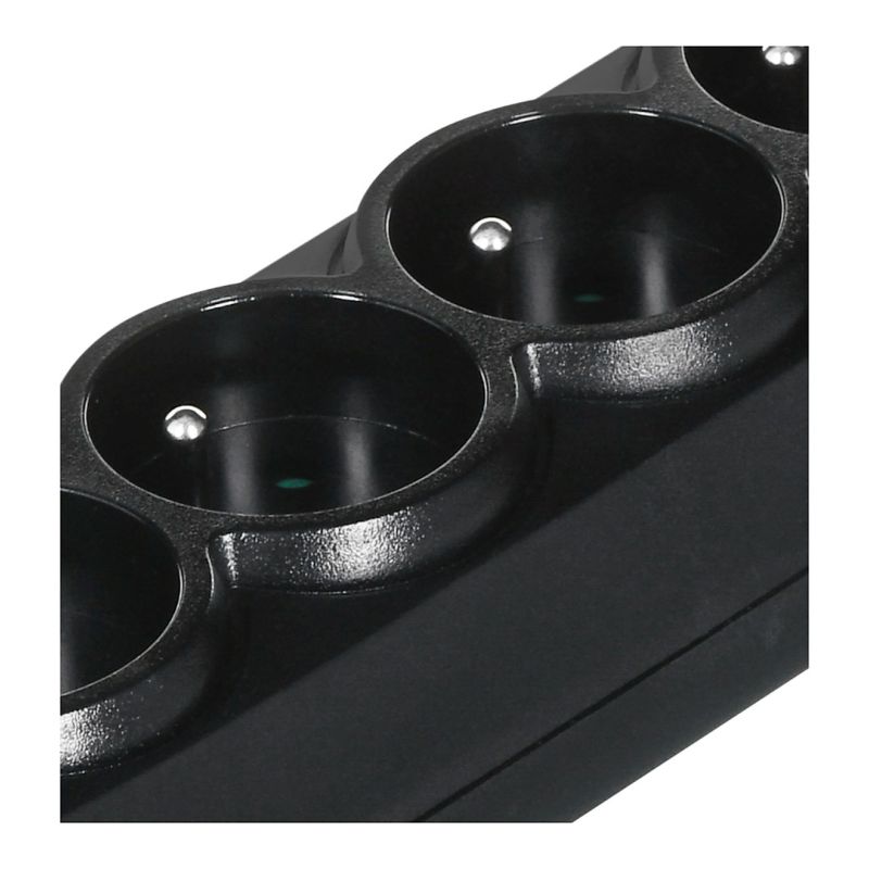 3. Listwa antyprzepięciowa Ever Classic 3,0m (5 x UTE; 10 A; kolor czarny) (T/LZ09-CLA030/0000)