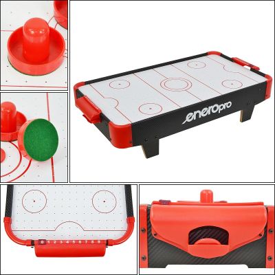 11. STÓŁ GRA CYMBERGAJ AIR HOCKEY 60x32,5x14CM CZARNY ENERO PRO