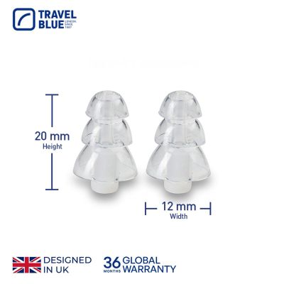 4. TRAVEL BLUE ZATYCZKI SILIKONOWE DO USZU