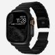 2. NOMAD Titanium Band - tytanowa bransoleta do Apple Watch 46mm/49mm (black hardware) V2