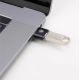 9. Adapter Baseus Mini przejściówka z USB-A na USB-C OTG - czarny