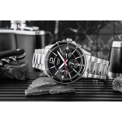 3. Zegarek Męski CASIO MTP-1374D-1A + BOX