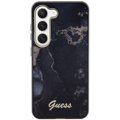 3. Etui Guess Golden Marble Collection S23+ - czarne