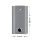 Bojler elektryczny LIN LIFVD1SMGY 80L UNIVERSAL szary WiFi