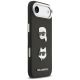 4. Etui Karl Lagerfeld FW Grained Karl & Choupette Heads Pins & Logo na iPhone Air - czarne