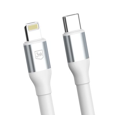 4. Kabel 3mk Hyper Cable N-SERIES USB-C / Lightning 1m 9V/2A 20W / biały