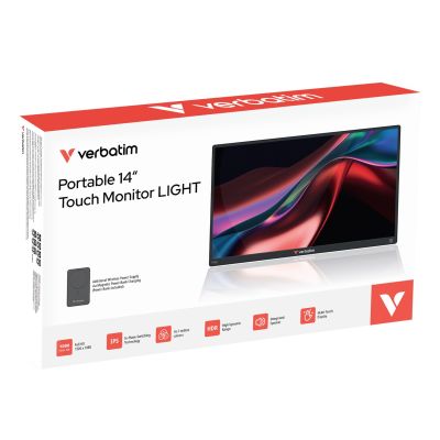 5. Monitor przenośny Verbatim 14 FHD Touch