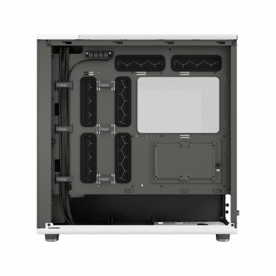 12. Obudowa Fractal Design North XL Midi Chalk TG Clear (Biała, przezroczysty bok)