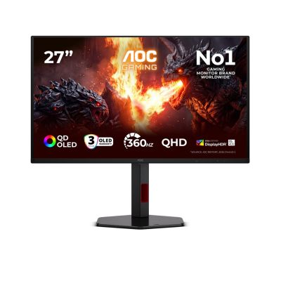30. MONITOR AOC QD-OLED 27" Q27G4SDR 360Hz
