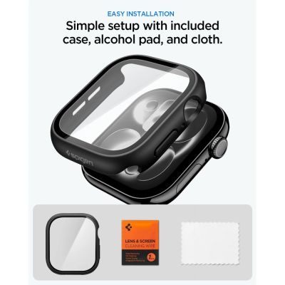 8. Etui Spigen Thin Fit 360 Etui Spigen Thin Fit 360 na Apple Watch 42 mm - czarne