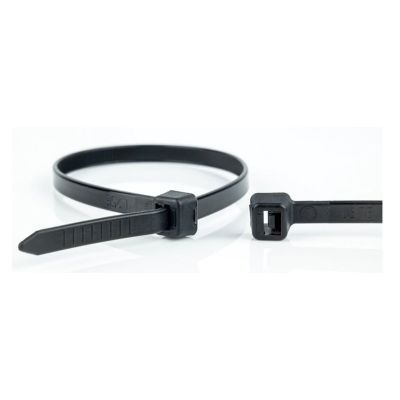 WKK 110349071 opaska kablowa Zwalniana opaska kablowa Plastik, Poliamidowy Czarny 100 szt.