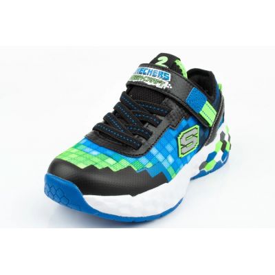 9. Buty Skechers Minecraft LED Jr 402204L/BBLM