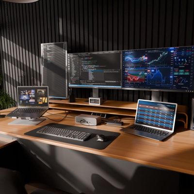 3. Targus DOCK230EUZ stacja dokująca Przewodowa Thunderbolt 5 Srebrny