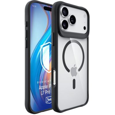 16. Etui 3mk Satin Armor MagCase na iPhone 17 Pro Max - przezroczysto czarne