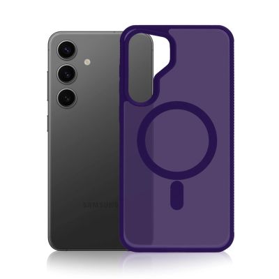 10. Etui 3mk Smoke MagCase na Samsung Galaxy S25 - fioletowe