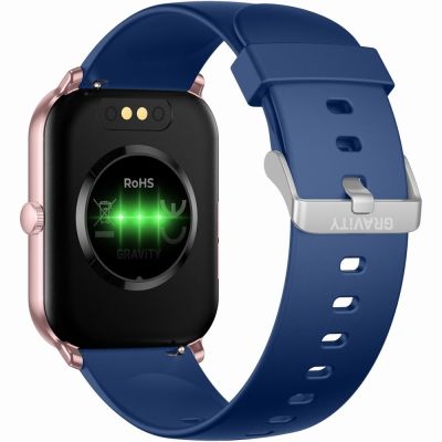 8. Smartwatch Gravity Różowe Złoto Niebieski GT36-4