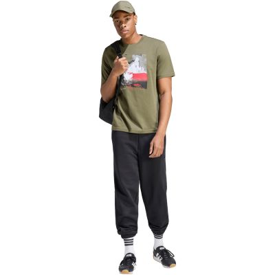 6. Koszulka męska adidas Memories of Sport Outdoor Graphic khaki KC7098