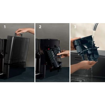 7. Ekspres ciśnieniowy Siemens TP713RO9 EQ700 (czarny; 19 barów)