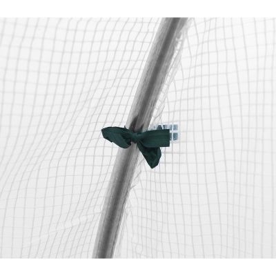 32. SZKLARNIA TUNEL OGRODOWY 200x200x200CM PE KONSTRUKCJA STAL BIAŁA