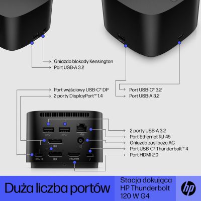 5. Stacja dokujaca HP Thunderbolt Dock G4 USB-C 120W