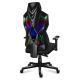 8. Fotel gamingowy Huzaro Combat 6.2 Black RGB