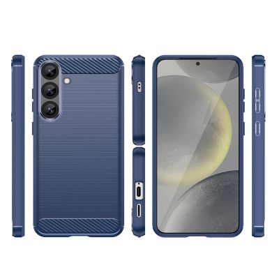 2. Etui silikonowe Carbon Case do Samsung Galaxy S25+ - niebieskie