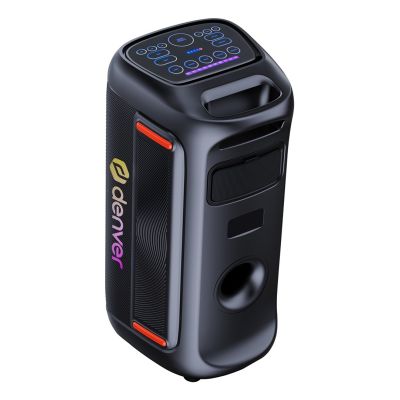 9. Denver BPS-370 Głośnik imprezowy Czarny 100 W