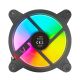 10. SAVIO ZESTAW 4 WENTYLATORÓW ARGB 120 MM WRAZ Z KONTROLEREM ORAZ PILOTEM FAN-01