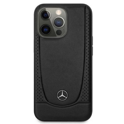 3. Etui Mercedes Leather Urban do iPhone 15 Pro Max - czarne