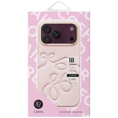 5. Etui UNIQ Coehl Cloude Magnetic Charging na iPhone 18 Pro Max / 17 Pro Max - różowe