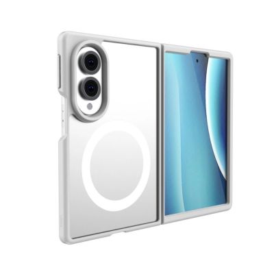 2. Etui UNIQ Veren AF Magclick Charging na Samsung Galaxy Z Fold 8 - białe