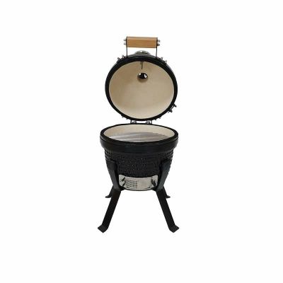 8. Kamado Bono Picnic Ceramic Grill 13” Kamado barbecue/grill Wózek Węgiel drzewny (paliwo) Czarny