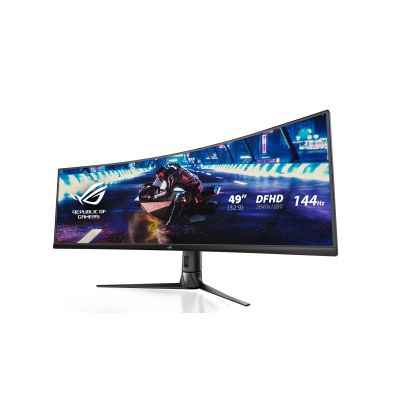 12. MONITOR ASUS 49" XG49VQ ROG STRIX 124.5 cm (49") 3840 x 1080 pixels UltraWide Full HD LED Black