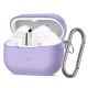 Etui Tech-Protect Silicone Hook na Samsung Galaxy Buds 3 / 3 FE / 3 Pro - fioletowe