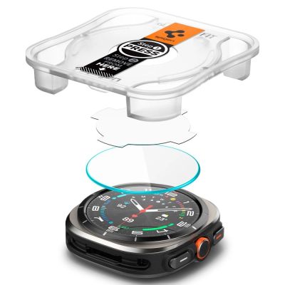 5. Szkło hartowane Spigen Glas.TR EZ Fit na Samsung Galaxy Watch Ultra (47 mm) - przezroczyste (2-pak)