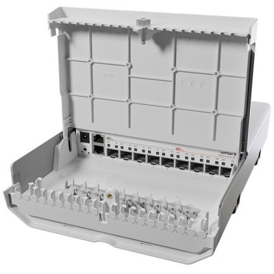 9. Mikrotik netFiber 9 Gigabit Ethernet (10/100/1000) Obsługa PoE Biały