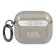2. Etui Karl Lagerfeld Glitter Karl's Head na AirPods 3 - czarne