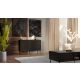 3. Komoda 1D3S CORTINA 120x40x81 czarny